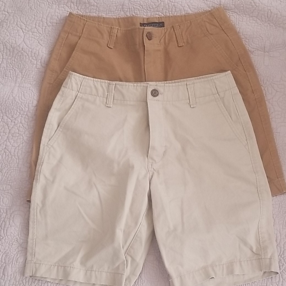 2 mens aeropostale shorts